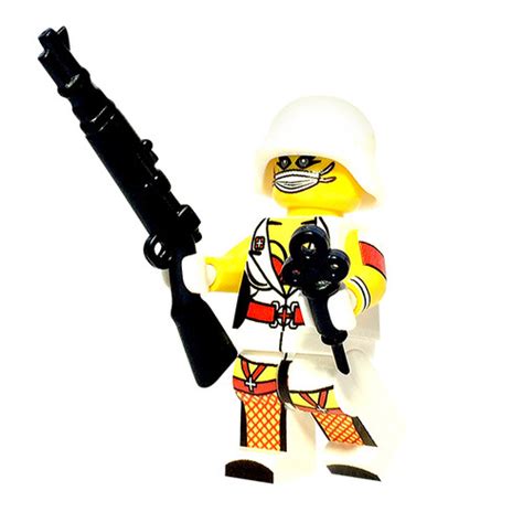 Minifigure Helmet - German Gas Mask