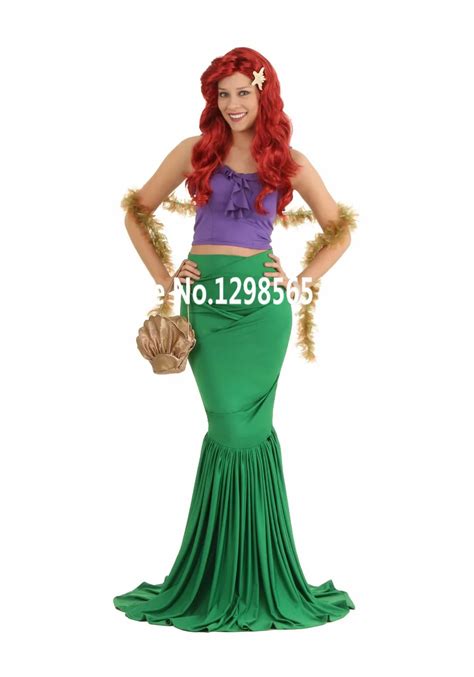 Sexy Costumes For Women Adult Princess Ariel Dress The Little Mermaid Ariel Princess Cosplay