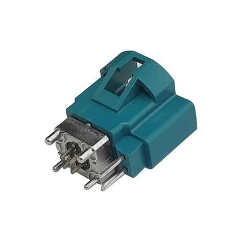 Fakra Hsd Pin Z Code Waterblue Color Connector For Pcb Panel Mount