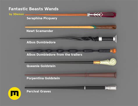 Wand Set from Fantastic Beasts – 3Demon - 3D print models download