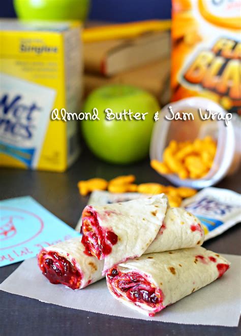 Almond Butter And Jam Wrap Creative Lunchbox Idea Kleinworth And Co