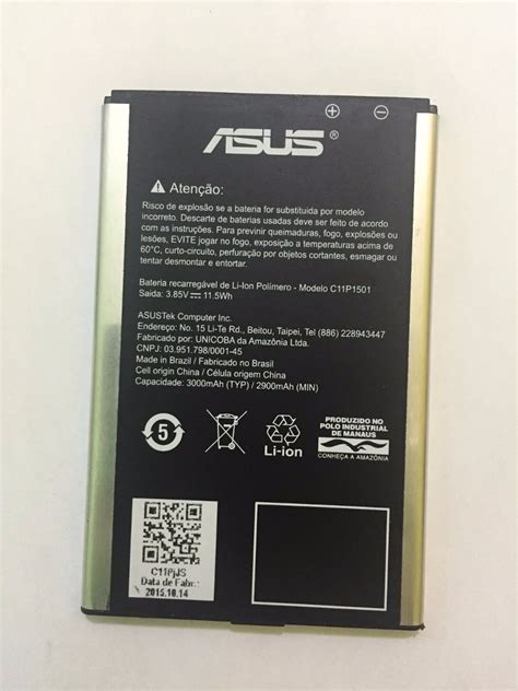 Bateria Asus Zenfone 2 Laser Ze550kl Ze551kl C11p1501 R 49 80 Em