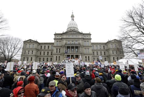 Protests at the Michigan State Capitol