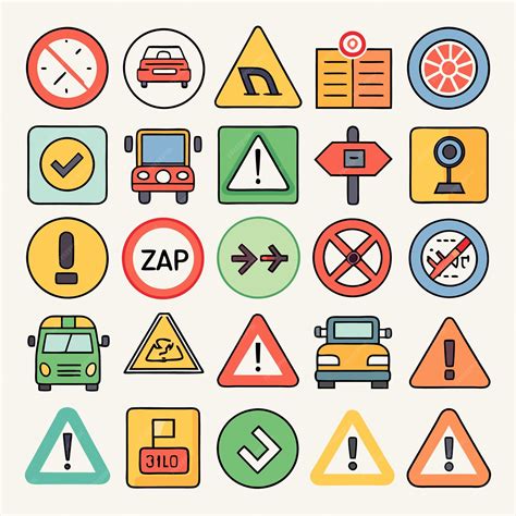 Premium Vector | Comprehensive Guide to Traffic Signs and Road Symbols ...