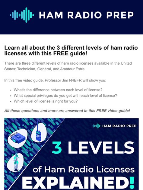 Hamradioprep Free Guide To The Levels Of Ham Radio Licenses Milled