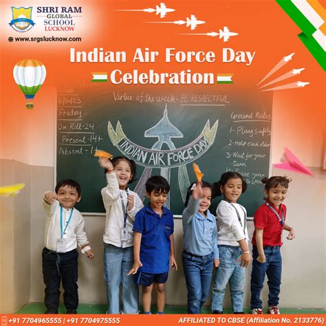 Indian Air Force Day Celebration - Shriram Global School