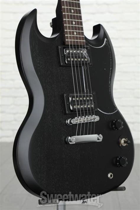 Epiphone SG Special Satin E1 Electric Guitar Ebony Sweetwater