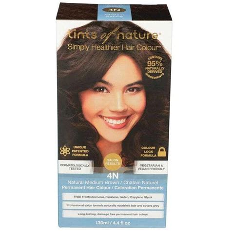 Tints of Nature Permanent Hair Colour 4N - Natural Medium Brown 1 Box ...