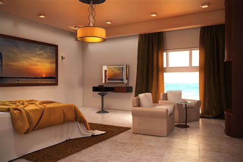 Luxury Hotel Room Design 3D model | CGTrader