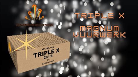 Vonk Overslag Chaos Triple X Versie Magnum Vuurwerk