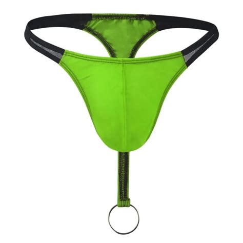 SLIP BIKINI DA Uomo Accoglienti Ed Squisite Senza Cavallo Con Perizoma Stringa A G EUR