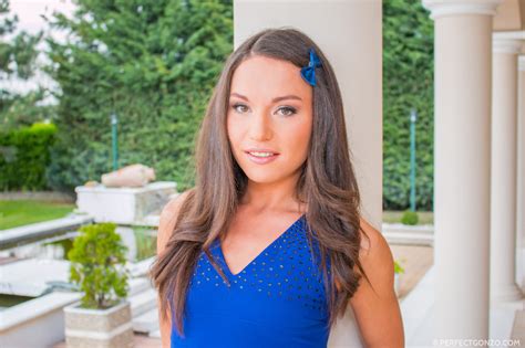Brunette Girl In Blue Dress Fucks Asshole W XXX Dessert Picture
