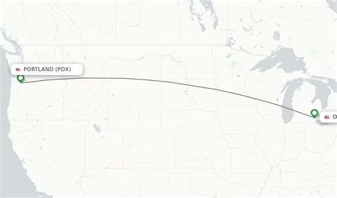 Direct Non Stop Flights From Portland To Detroit Schedules