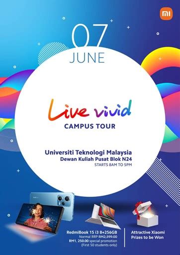 The Live Vivid Redmi Note 12 Series Campus Tour Begins At Utm Johor