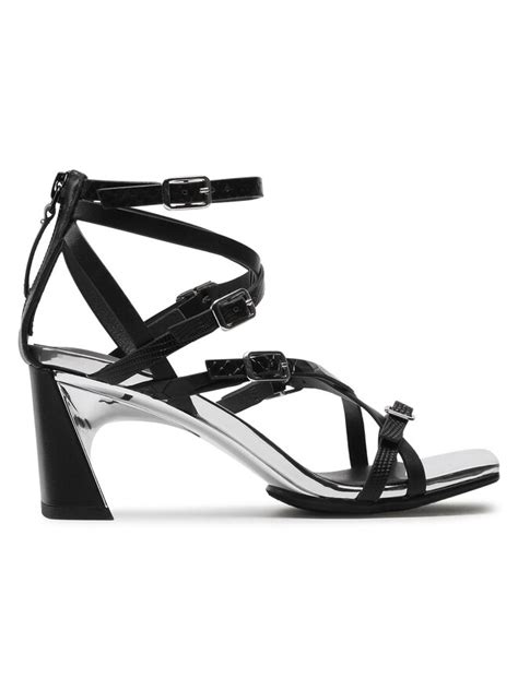 Sanda Y United Nude Molten Strappy Mid Czarny Eobuwie Pl