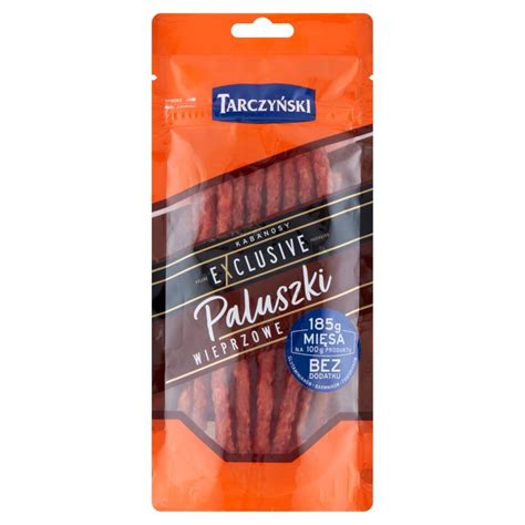 Tarczyński Kabanosy Exclusive paluszki wieprzowe 95 g Torimpex Toruń