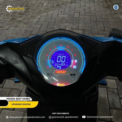 Modifikasi Speedometer Custome Beat Karbu Buat Tampilan Motor Jadi