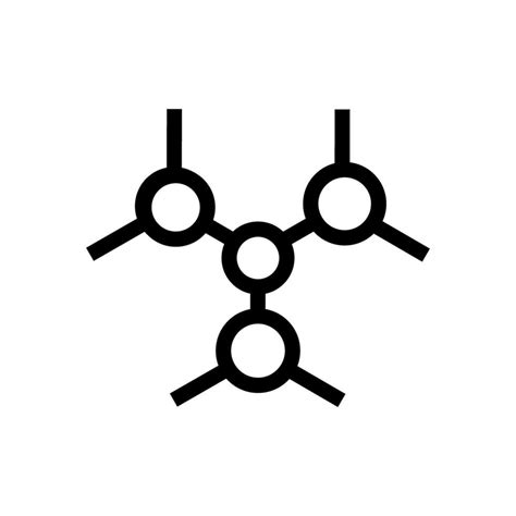 Molecule Icon vector. Chemistry illustration sign. Scientific symbol ...