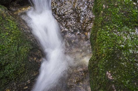 Japan, Yakushima, Waterfall stock photo