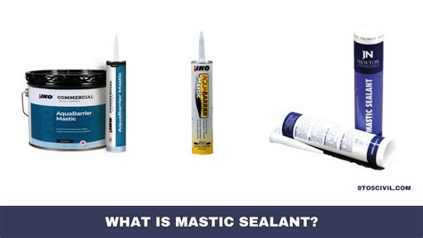 What Is Mastic Sealant