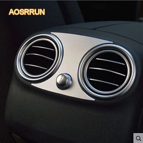 Aosrrun For Mercedes Benz C Class W205 C180l C200l Rear Diffuser Air Conditioning Outlet