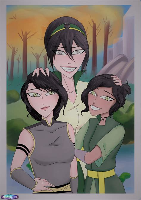 Beifong Family Photo by LarkinUniverse on DeviantArt