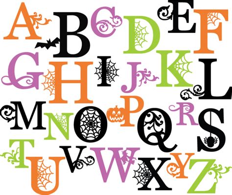 alphabet clipart spooky 10 free Cliparts | Download images on Clipground 2024