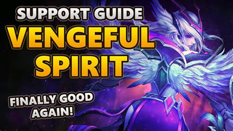 How To Play Vengeful Spirit Support Guide Youtube