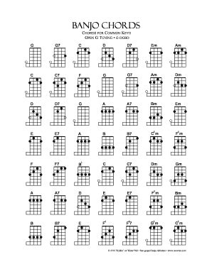 Banjo Rolls Pdf - Fill Online, Printable, Fillable, Blank | pdfFiller