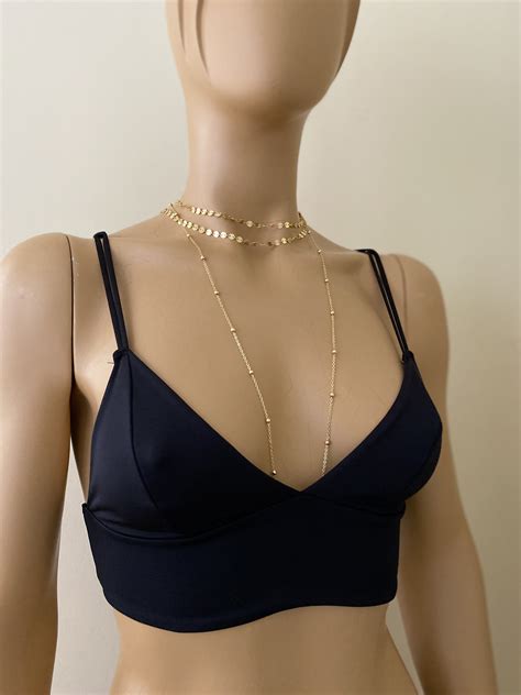 14k Gold Plated Coin Sequin Belly Chain Dainty Belly Chain 2 Etsy