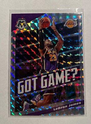 Mosaic Lebron James Got Game Mosaic Prizm Ebay