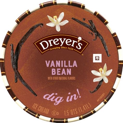 Dreyer S Edy S Grand Vanilla Bean Ice Cream Tub 1 5 Qt Frys Food