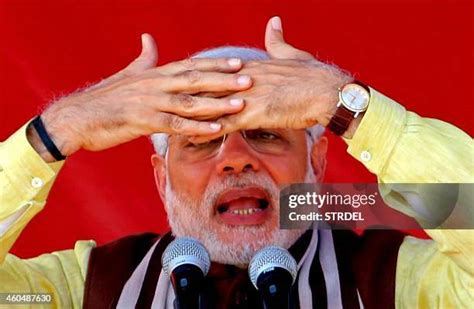 modi speech stock  high res pictures  images getty