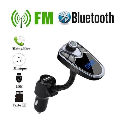 Couteur Mains Libres Bluetooth Pour Lecteur Mp De Voiture