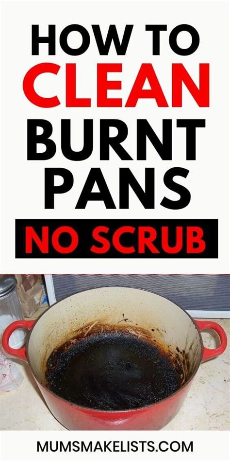 How To Clean Burnt Pans Quick Simple And Easy Cleaning Burnt Pans