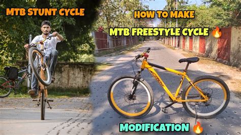 Mtb Freestyle Stunt Cycle🇮🇳 How To Make Normal Mtb Into Stunt Cycle🔥