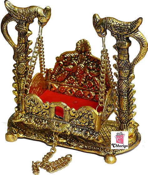 Metal Krishna Jhula Laddu Gopal Jhula For Home And Office Etsy