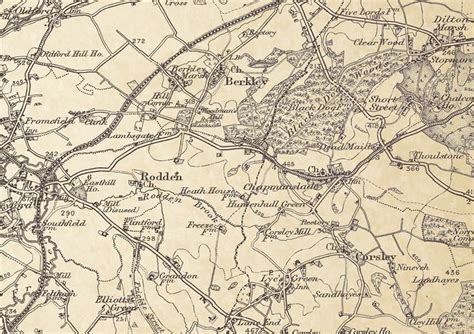 Old Map of the Environs of Frome Somerset 1898 | Etsy UK in 2022 | Old ...