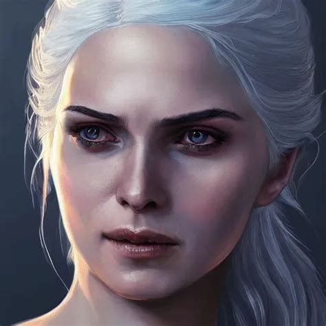 Closeup Of Cirilla From The Witcher D D Fantasy Stable Diffusion