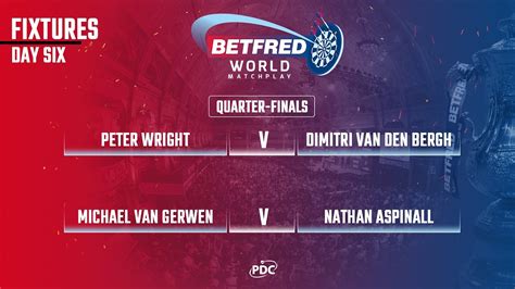 PDC World Matchplay 2022 Quarter Final Michael Van Gerwen V Nathan