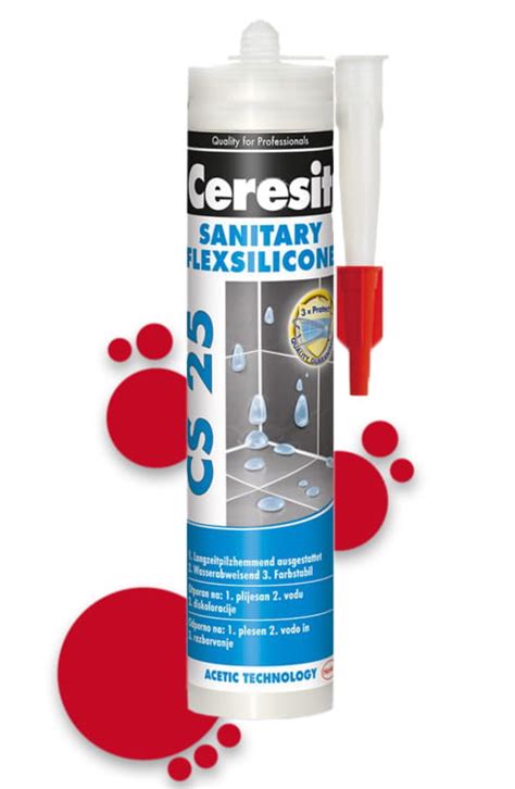 Ceresit Silikon Sanitarny CS 25 Chili 37 280ml E Verto