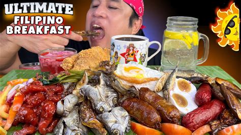 ULTIMATE FILIPINO BREAKFAST MUKBANG PINOY MUKBANG - YouTube