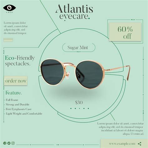 Spectaclessunglasses Shop Social Media Post Eyewear Advertising Instagram Advertising