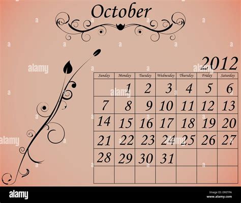 Saturday October 2 Stock Vector Images Alamy