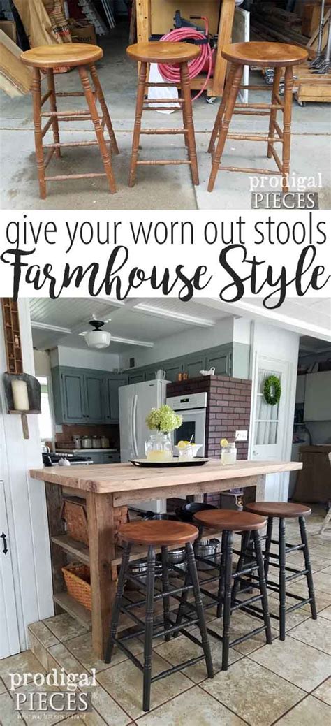 Farmhouse Bar Stools The Easy Way Prodigal Pieces Farmhouse Bar