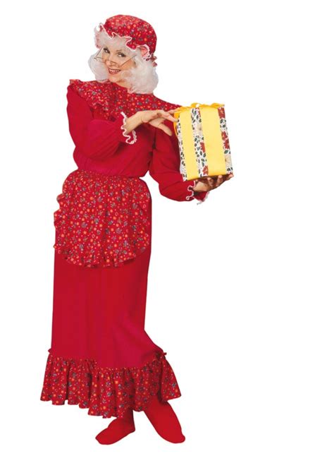 Traditional Mrs. Claus Ruffle Costume - The Costume Shoppe