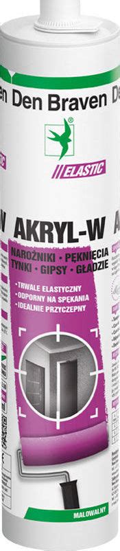 Uszczelniacz akrylowy AKRYL W DenBraven biały 300ml Internetowy