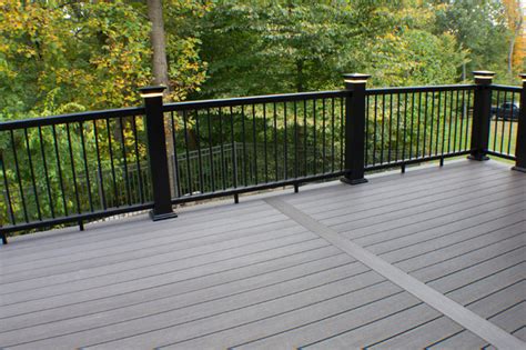 Azek Dark Hickory Deck Traditional Deck Baltimore By Knk