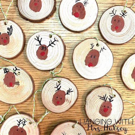 Our Reindeer Thumbprint Ornaments Turned Out So Cute Heres What We