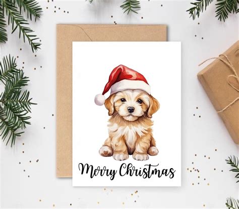 Puppy Christmas Card, Dog Christmas Cards, Pet Christmas Cards ...